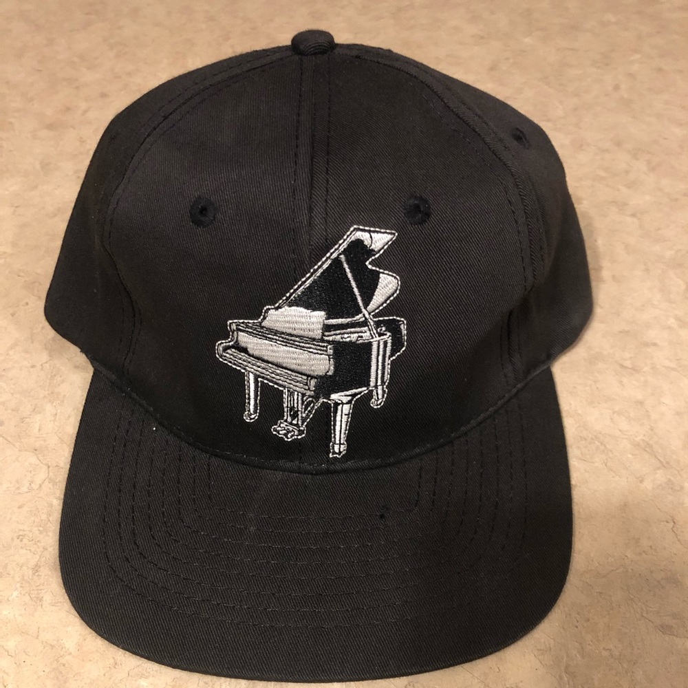 Vintage Albert Elovitz Piano Themed Ball Cap.